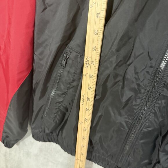 Nike Air Jordan Essentials Woven Jacket Size M #DA9832 Red Black Full Zip Hood - Picture 7 of 14